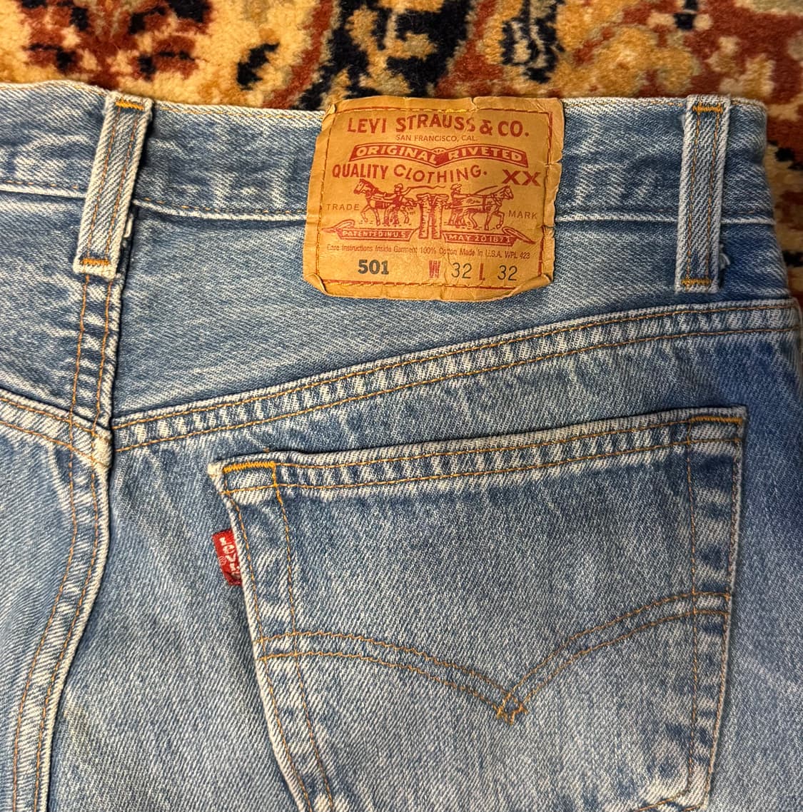 usa 빈티지 리바이스 501 데님 32"(30~31추천) (471) 상품이미지5