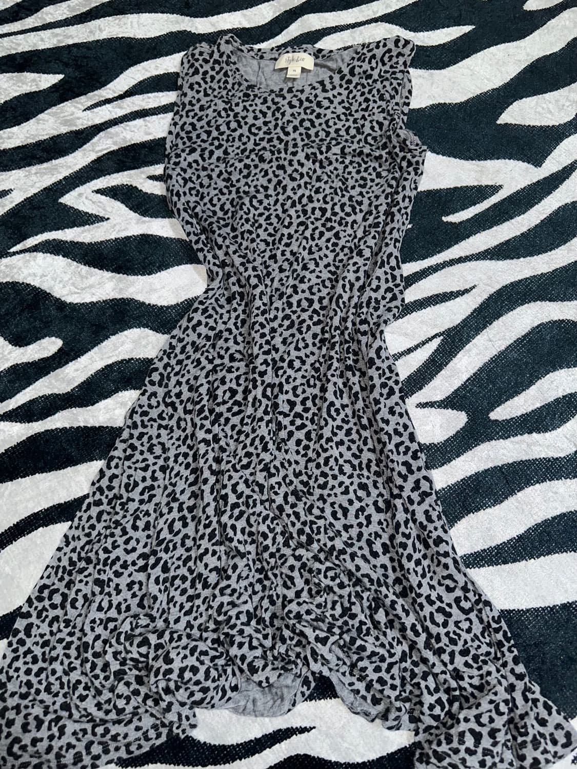 갸루빈티지 오네갸루 갸루호피 원피스 팝갸루 호피갸루 블랙갸루 상품이미지2