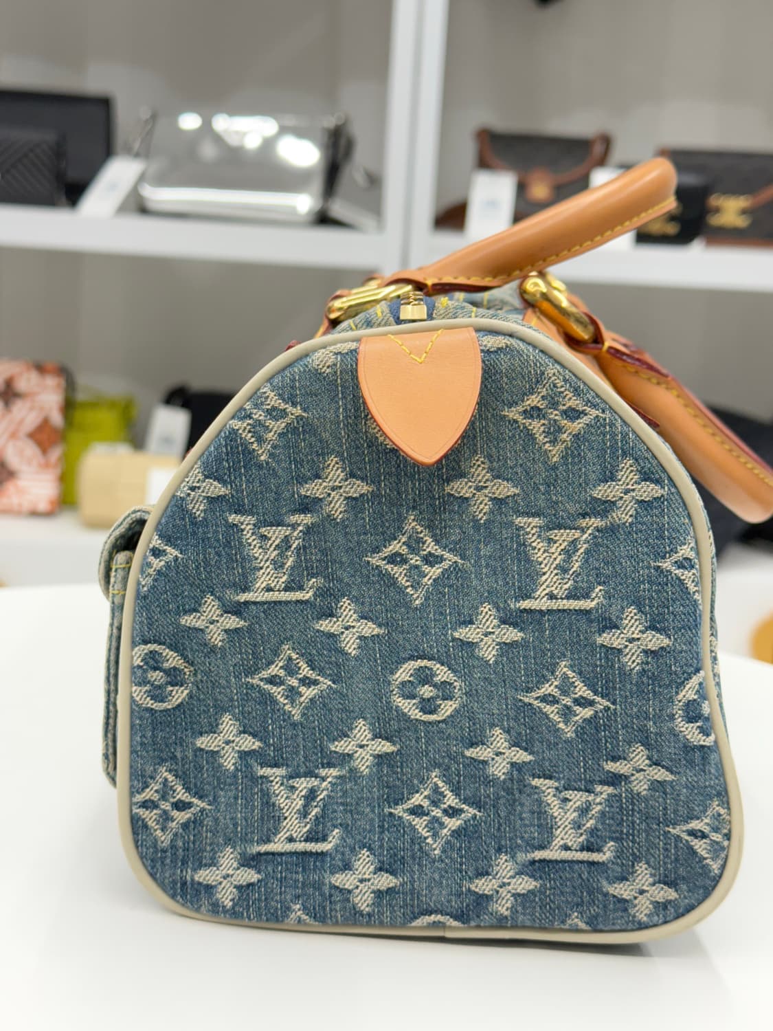 [30] 루이비통 데님 네오 스피디 토트백 상품이미지5