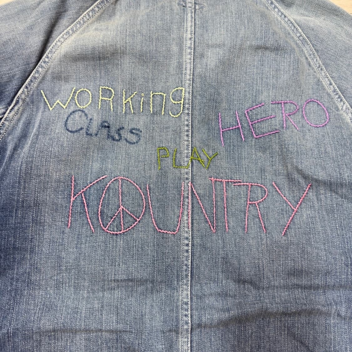 캐피탈 KAPITAL CACTUS 커버롤 스마일 패치 데님 자켓 상품이미지7