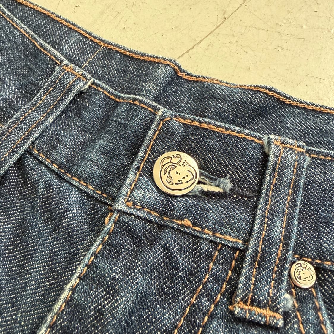 BBC 빌리네어 보이즈 클럽 러닝독 데님 반바지 S 상품이미지4