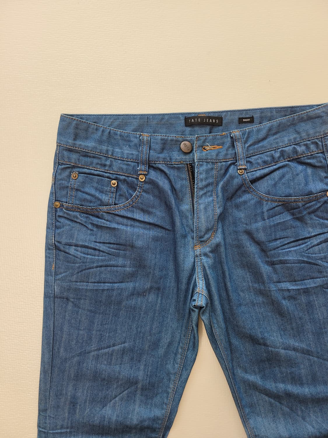 테이트 TATE 남자 엠보 청바지 32 오션블루 상품이미지4