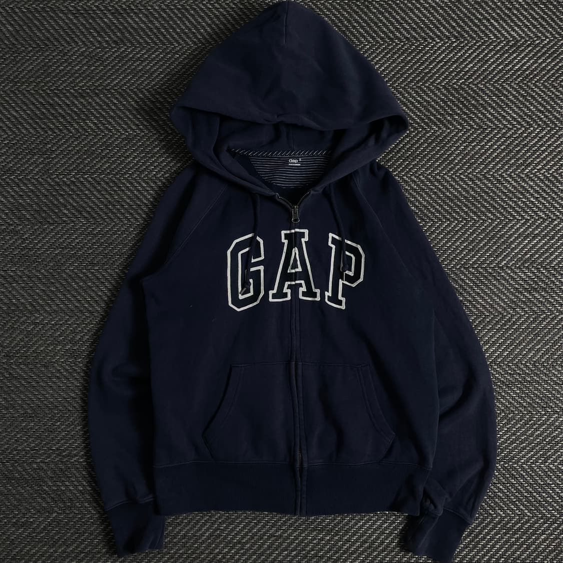 Gap 올드스쿨 빅로고 네이비 후드집업y 3744 상품이미지2