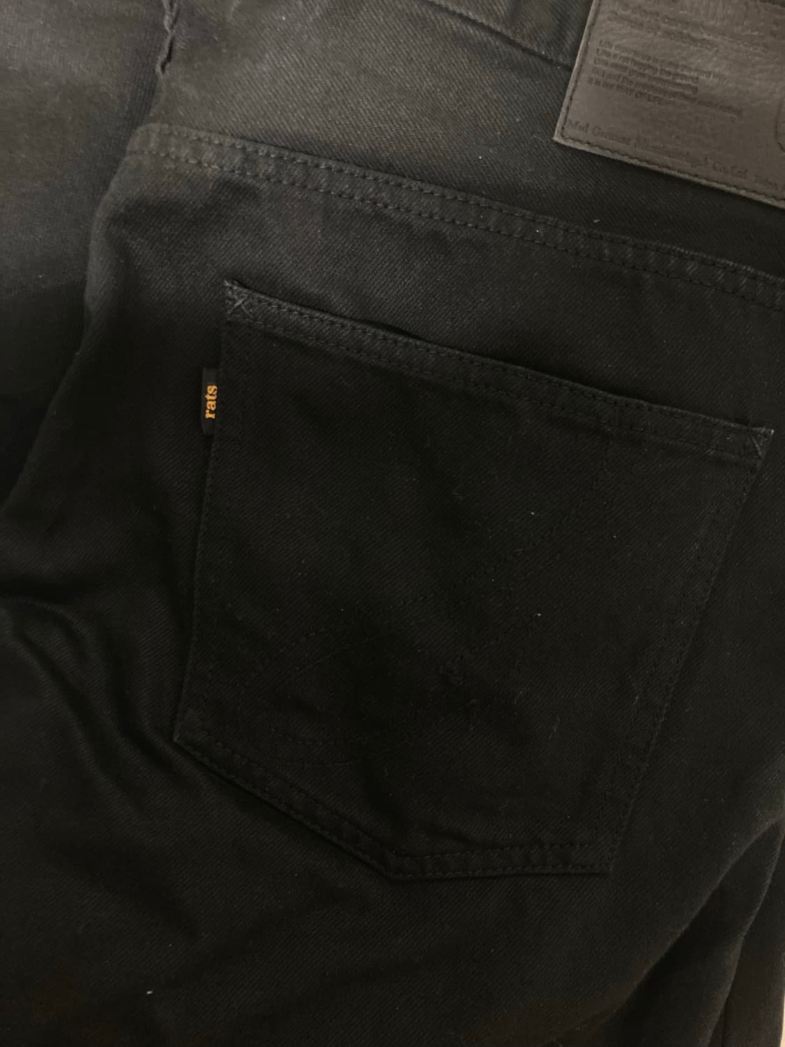 Rats 흑청 데님 32 상품이미지5