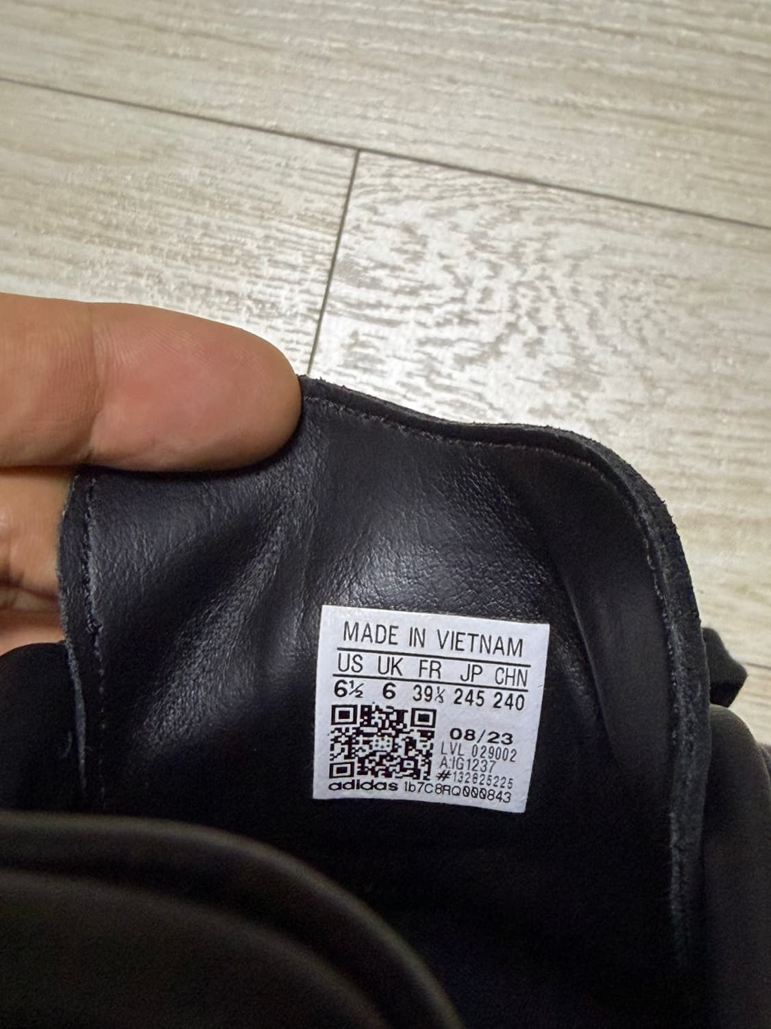 아디다스 삼바 OG 코어 블랙 IG1237 245mm 상품이미지8