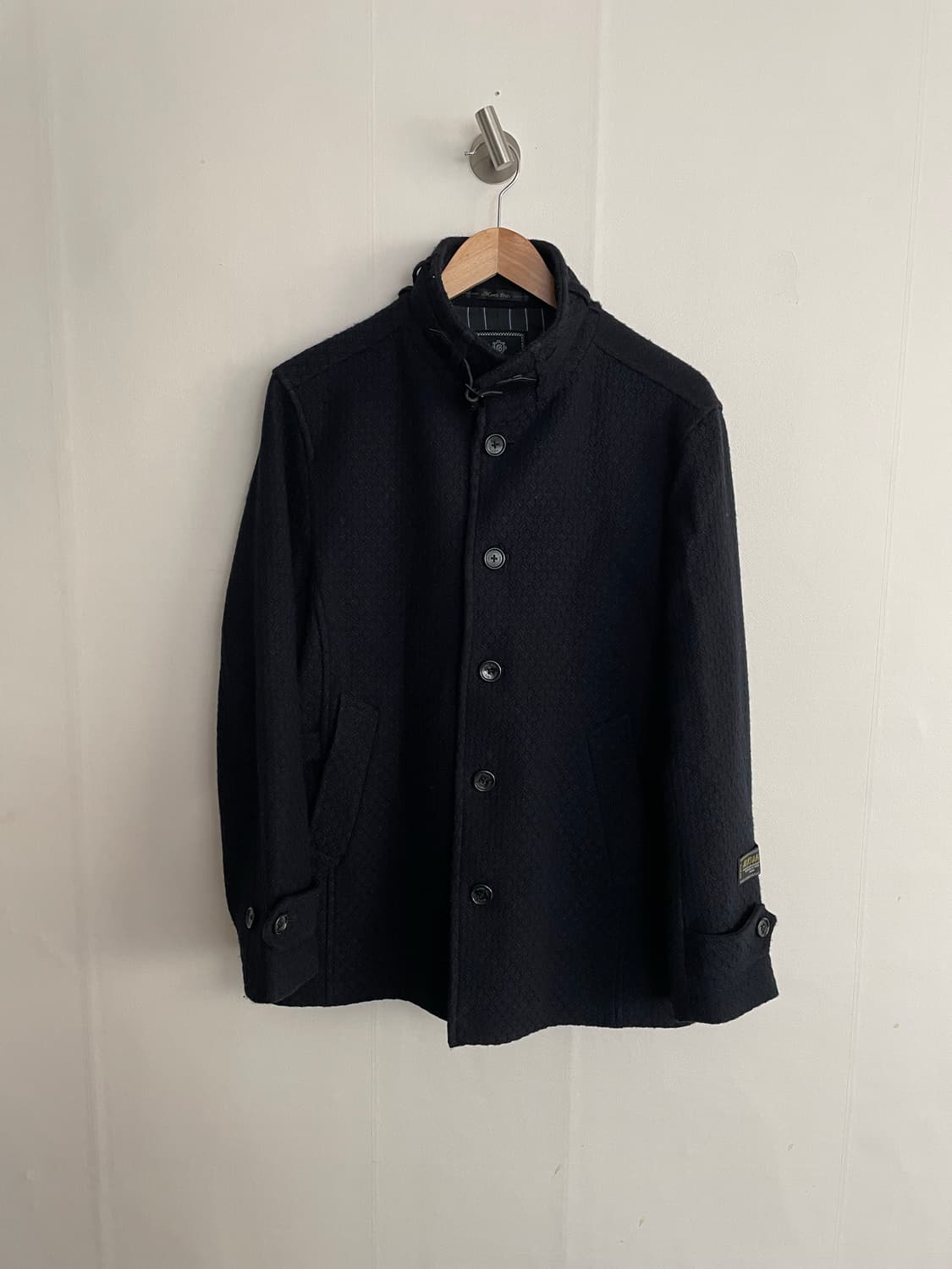 MEN'S BIGI 클래식 울 버튼업 하이넥 자켓 상품이미지2