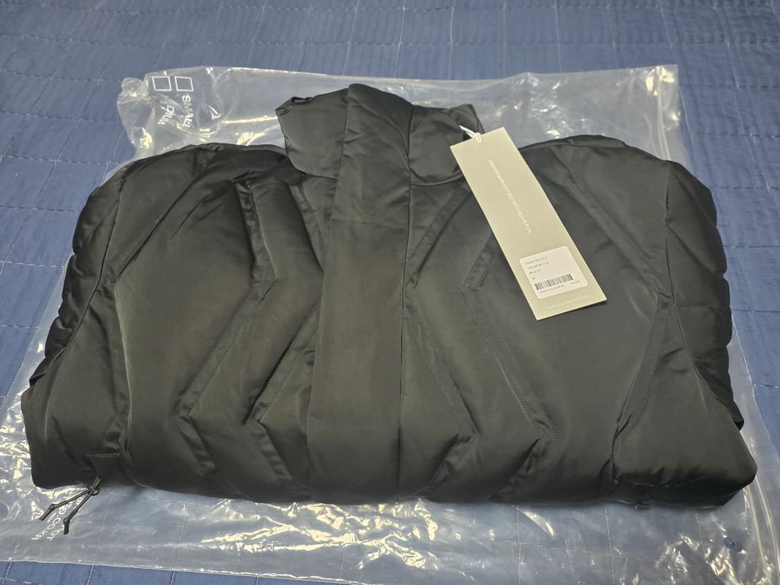 새상품 언어펙티드 레이어드 다이아몬드 다운 점퍼 사이즈 M 100 105 상품이미지3