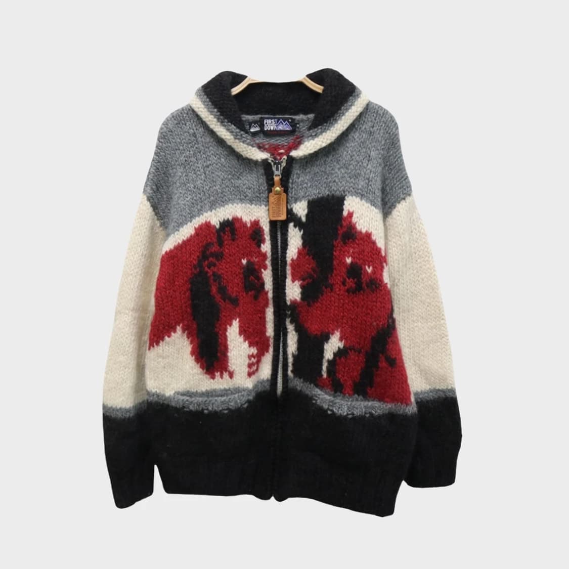 퍼스트다운 울혼방 코위찬 가디건 60979 상품이미지1