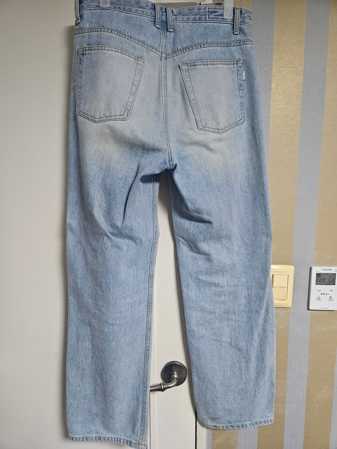 인더로우 블리치 데님 2사이즈 상품이미지2