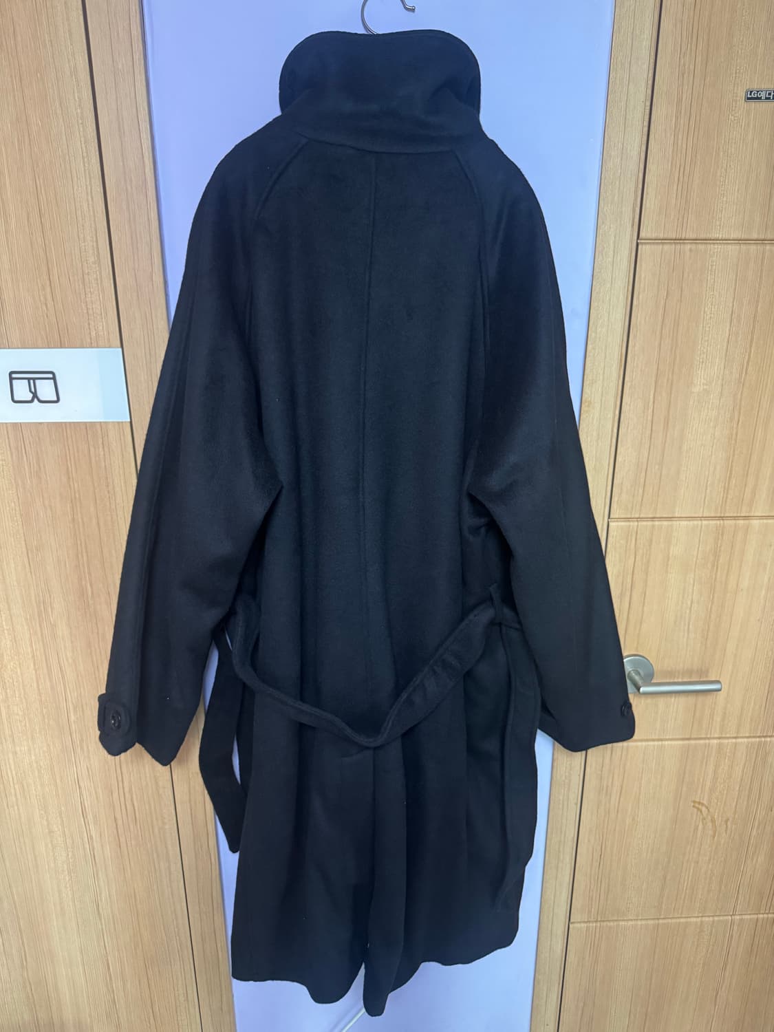 NO/FAITH STUDIOS WOOL COAT BLACK 상품이미지7