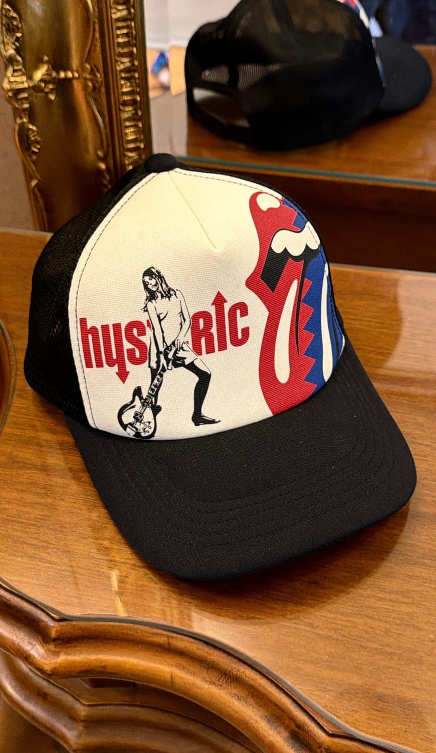 HystericGlamour × RollingStones mesh cap 상품이미지3