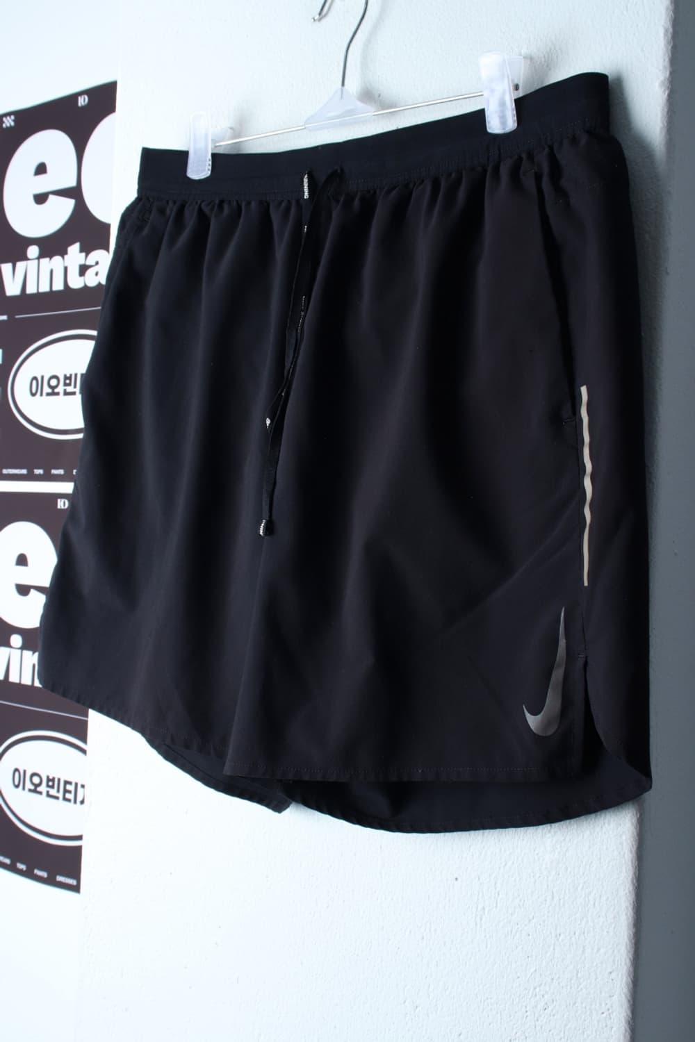 (XL) 나이키 반바지 팬츠 런닝 기능성 밴딩 블랙-P9854 상품이미지1
