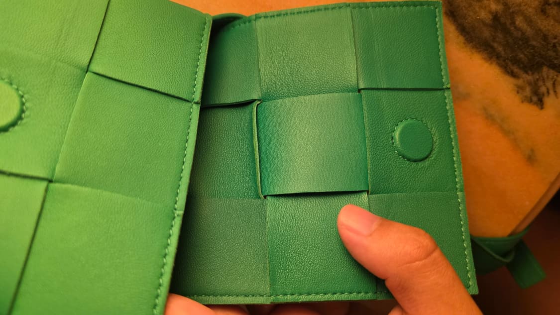 보테가 베네타 카세트백 미니 그린 상품이미지5