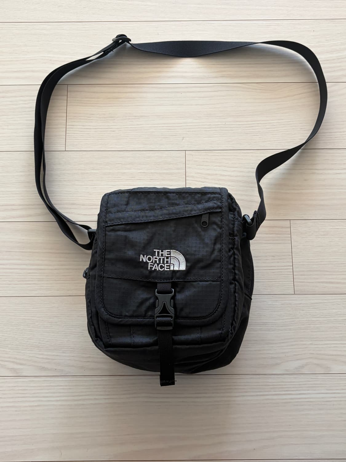 00s Y2K TNF 노스페이스 블랙 포터블 크로스백  상품이미지1