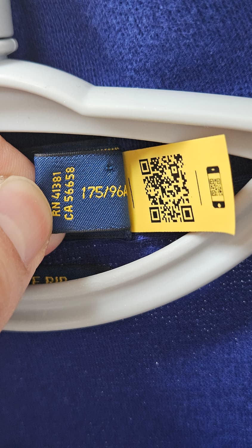 폴로 하프집업 맨투맨 티셔츠 블루(M) 상품이미지5