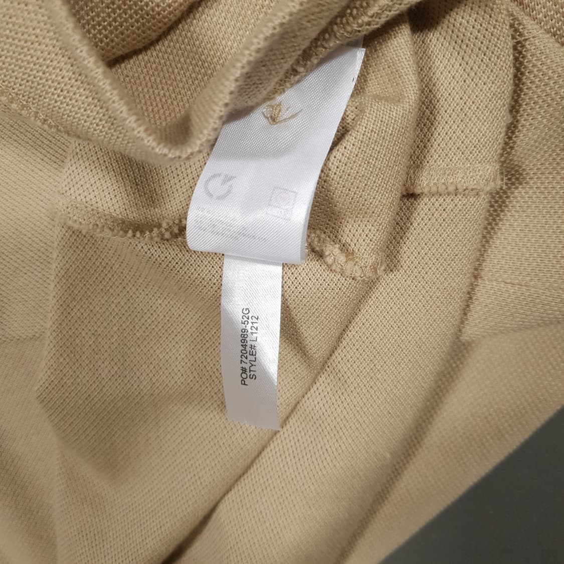 라코스테 신형 23ss 크록 반팔 카라티 폴로 셔츠 베이지 L1212 상품이미지8