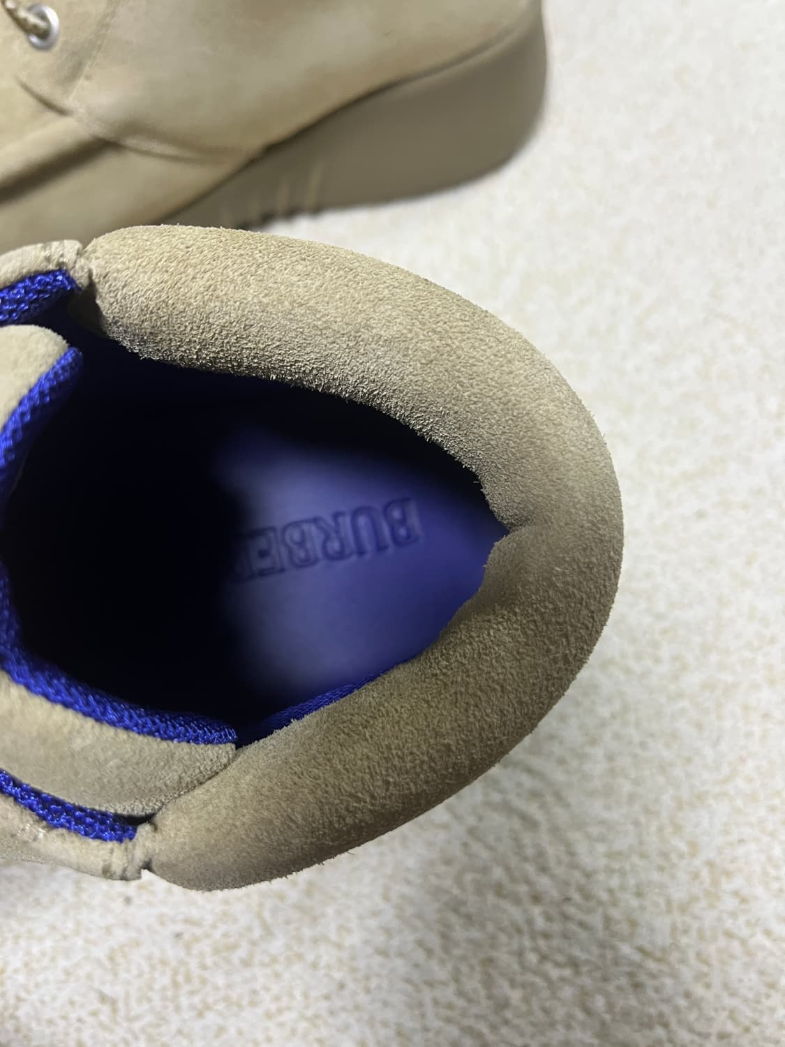 burberry 버버리 스퀘어토 스웨이드 로그 부츠 EU42(270) 상품이미지5