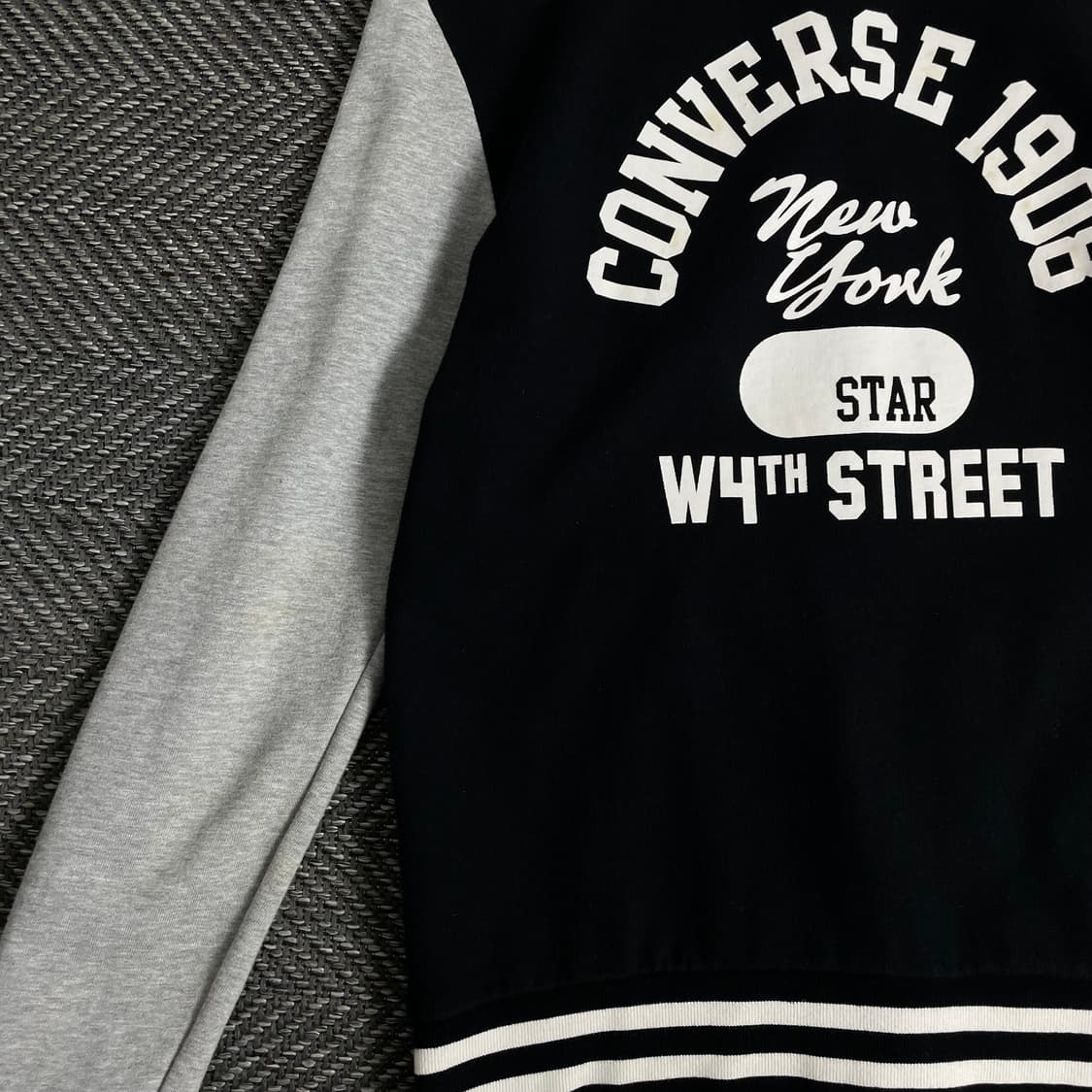 00s 컨버스 올드스쿨 빅로고 스웻 바시티 자켓o 3104 상품이미지6