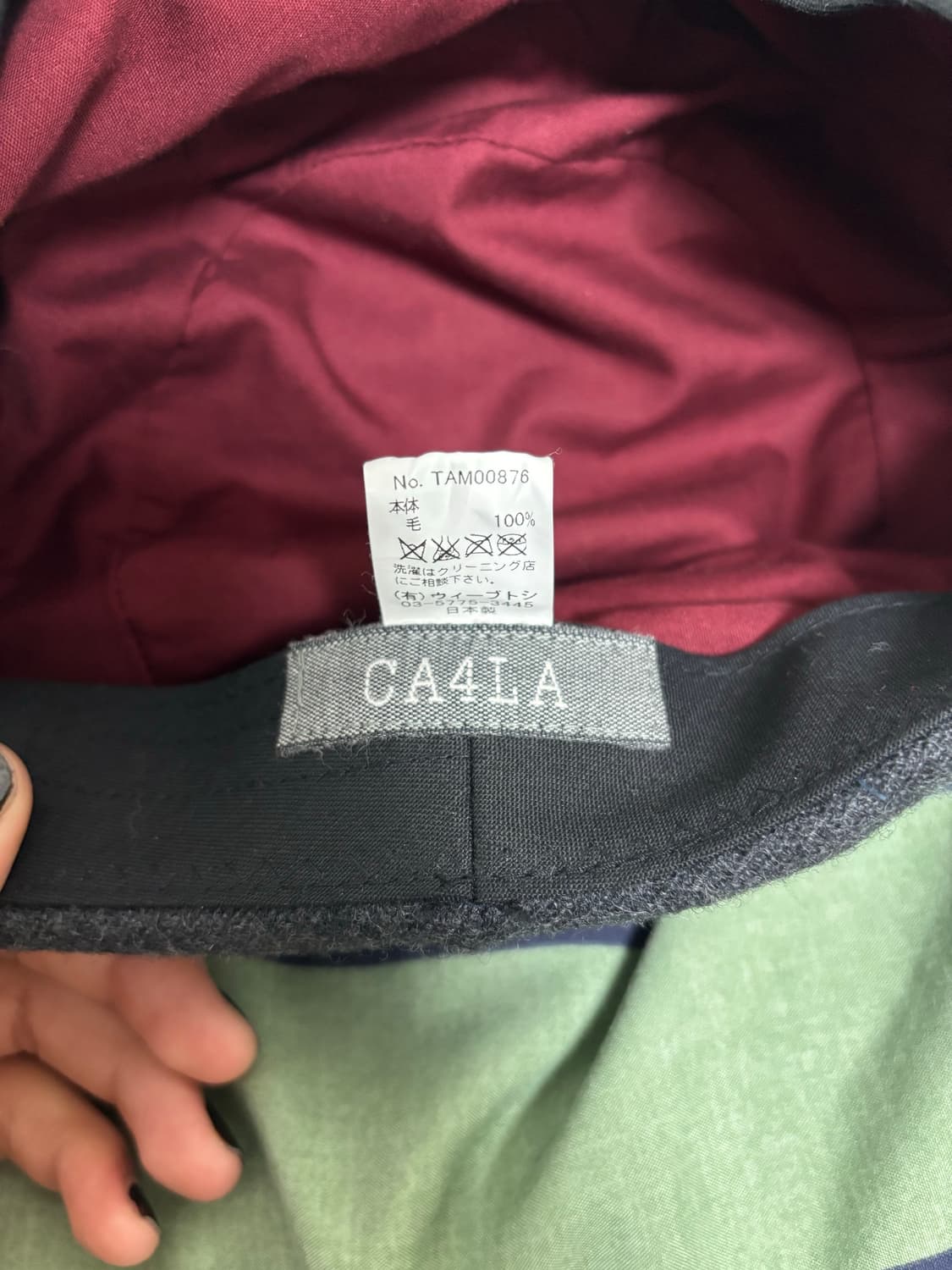 Ca4la drape cap 상품이미지6