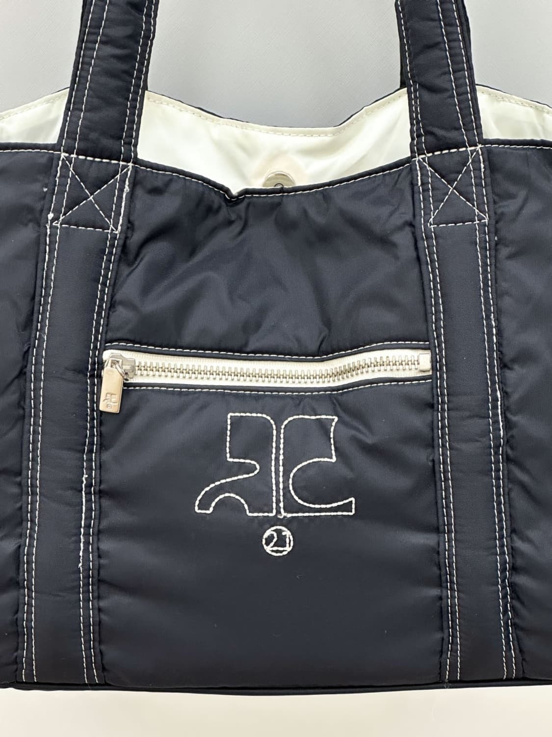 courreges / 꾸레쥬 빅 로고 숄더백  상품이미지3