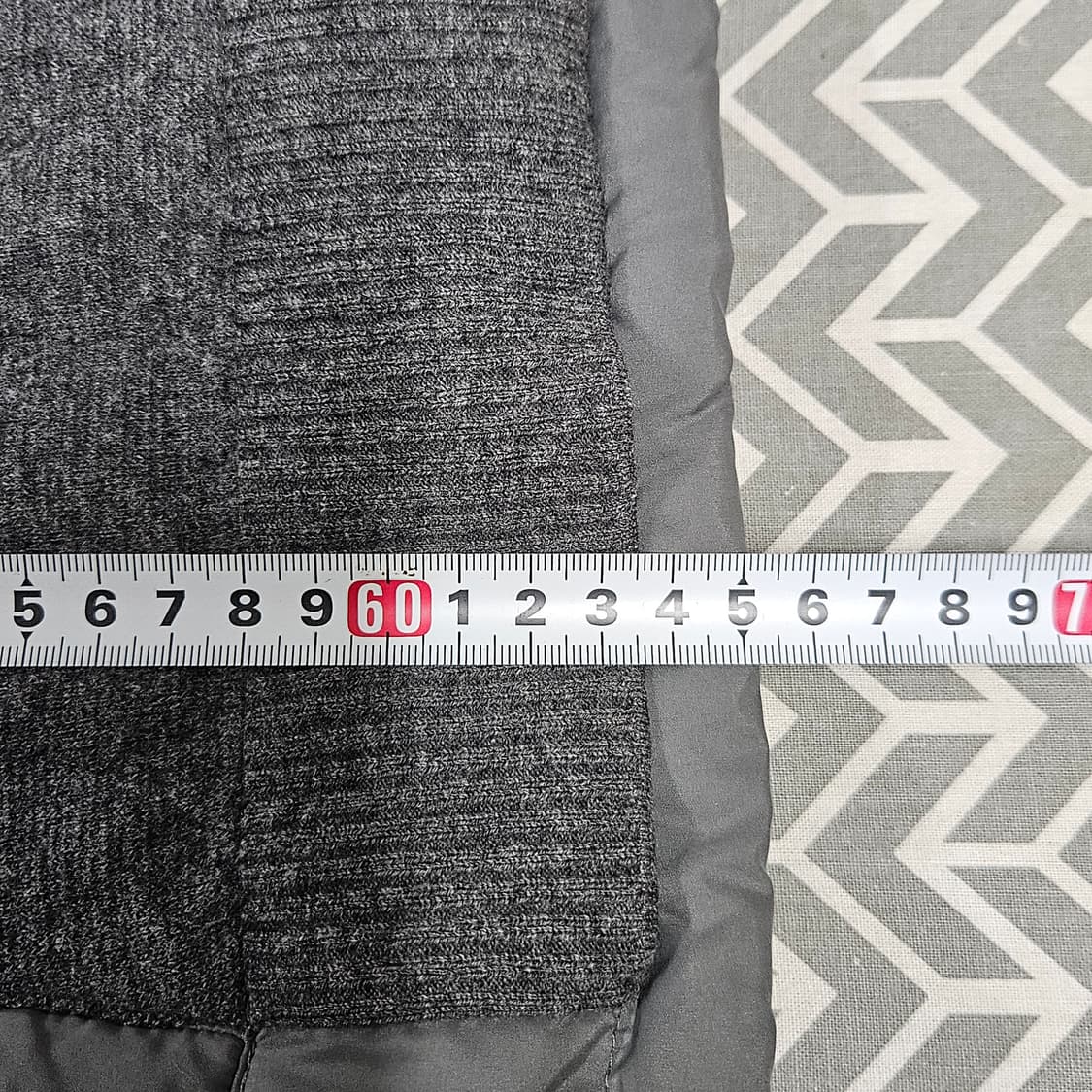 TIME 타임옴므 니트 구스다운 패딩 그레이 100 상품이미지9