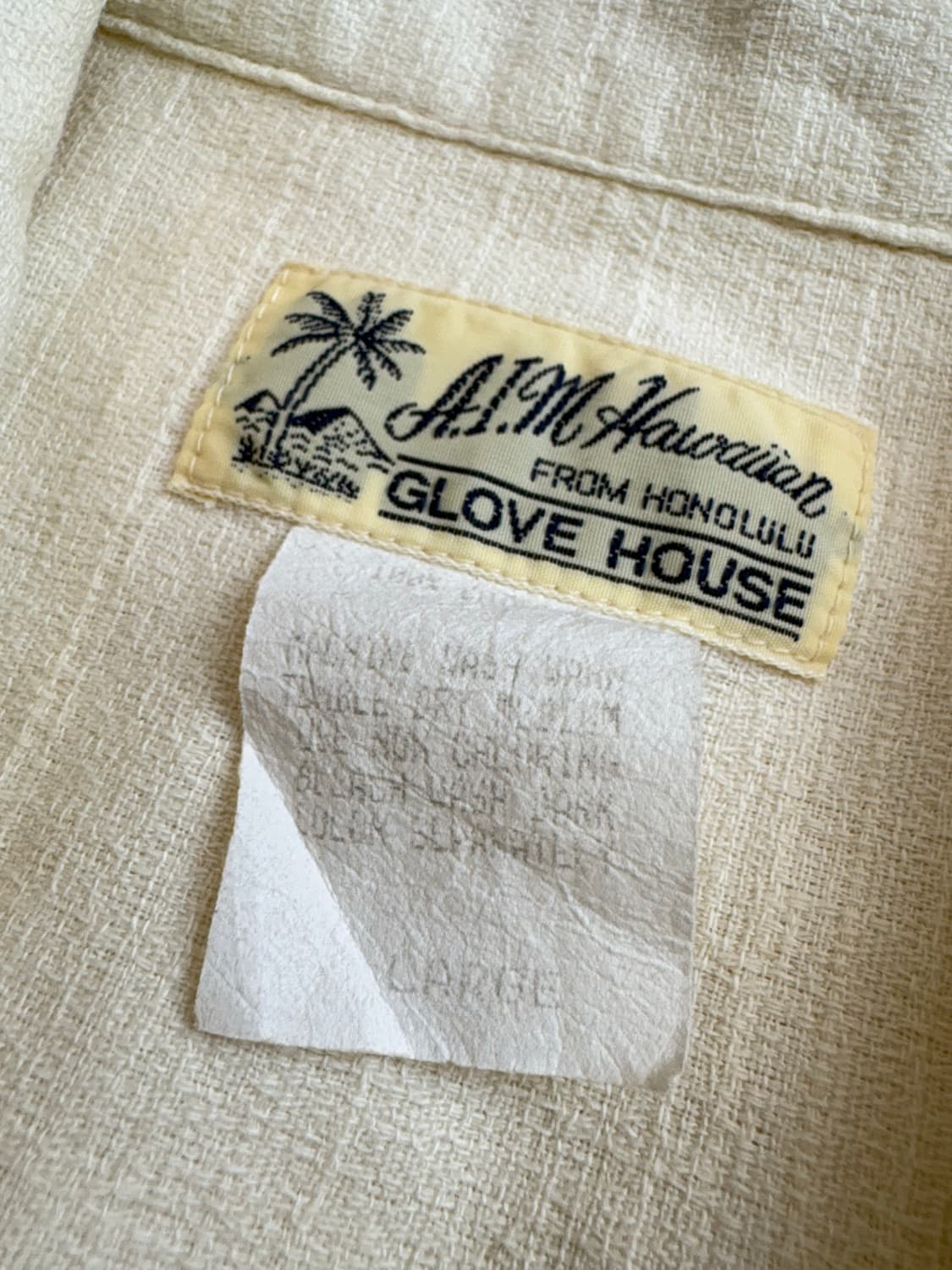 GLOVE HOUSE 빈티지 USA 하와이안 셔츠 상품이미지6