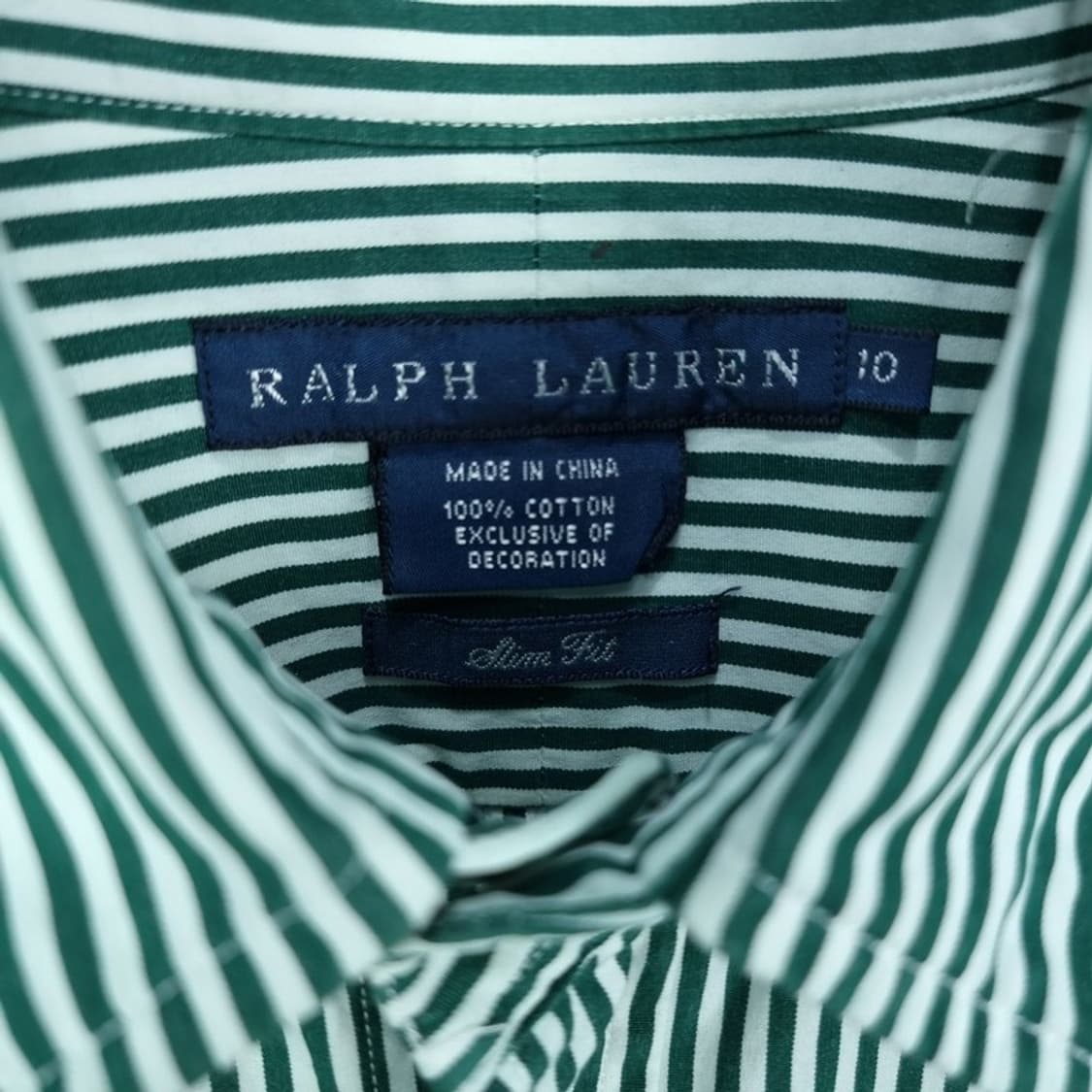 [폴로 랄프로렌] 포니 로고 자수 슬림핏 스트라이프 셔츠 M17357 상품이미지7