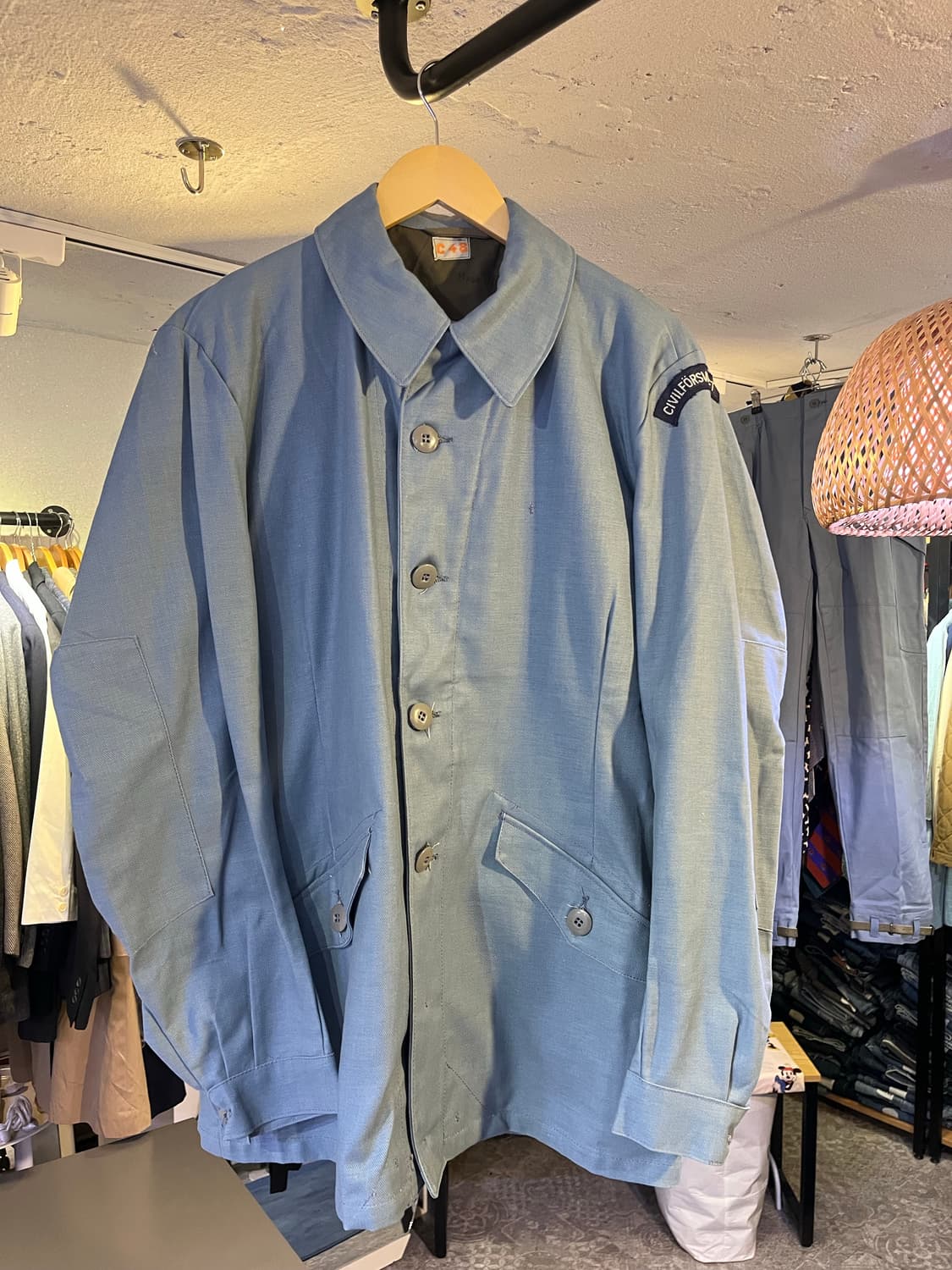 1970년대 스웨덴 시민방위대 자켓 (C48) 상품이미지1