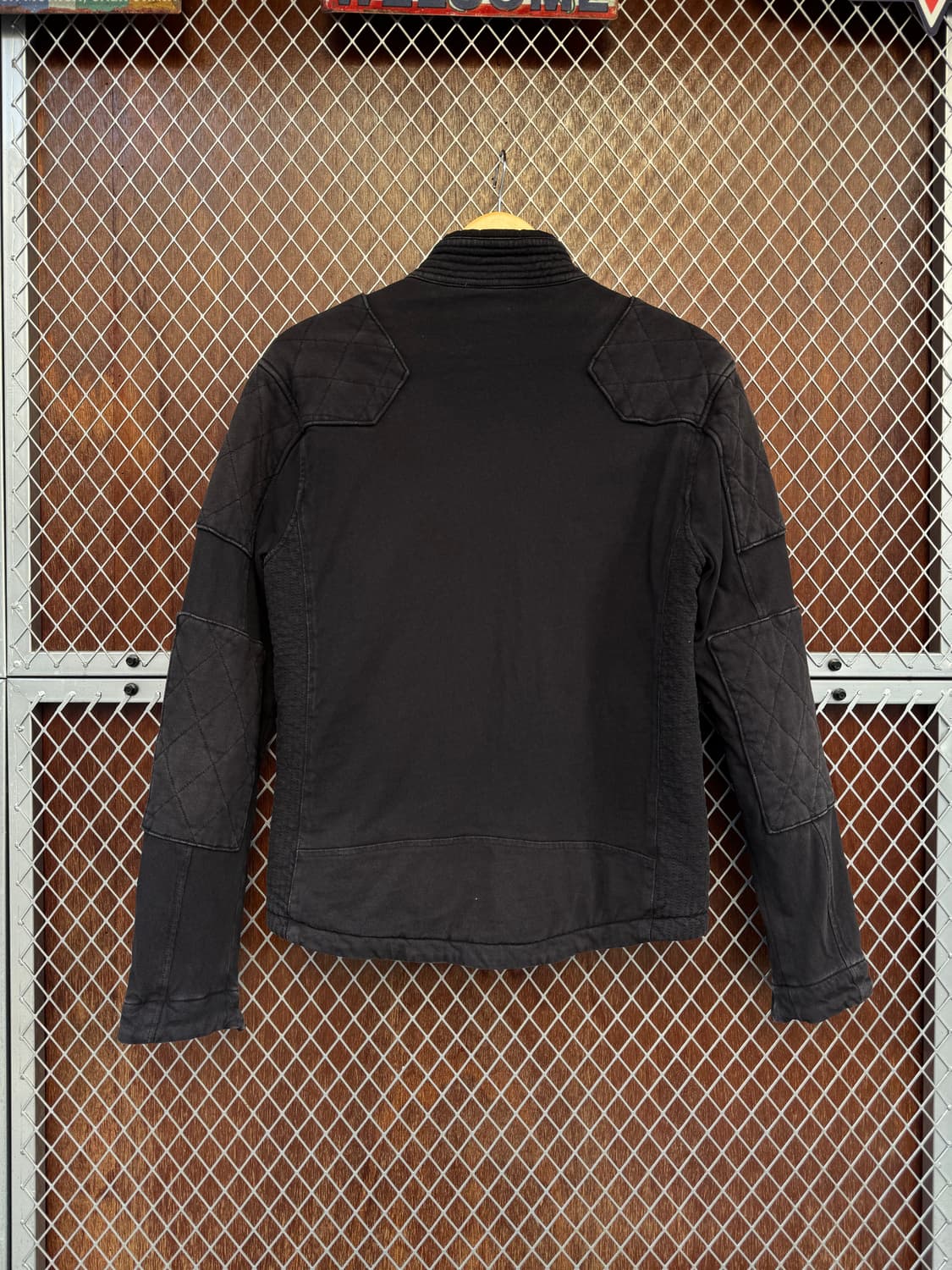 폴로 랄프로렌 피그먼트 누빔 블랙 바이커 자켓 집업자켓 S 상품이미지5