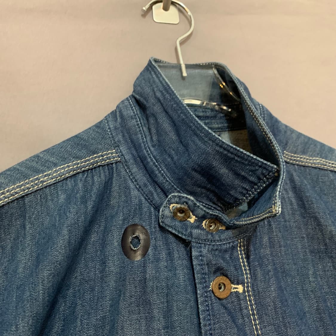 XL DIESEL 디젤 샌포라이즈드 데님 청 워크 초어 자켓 상품이미지4