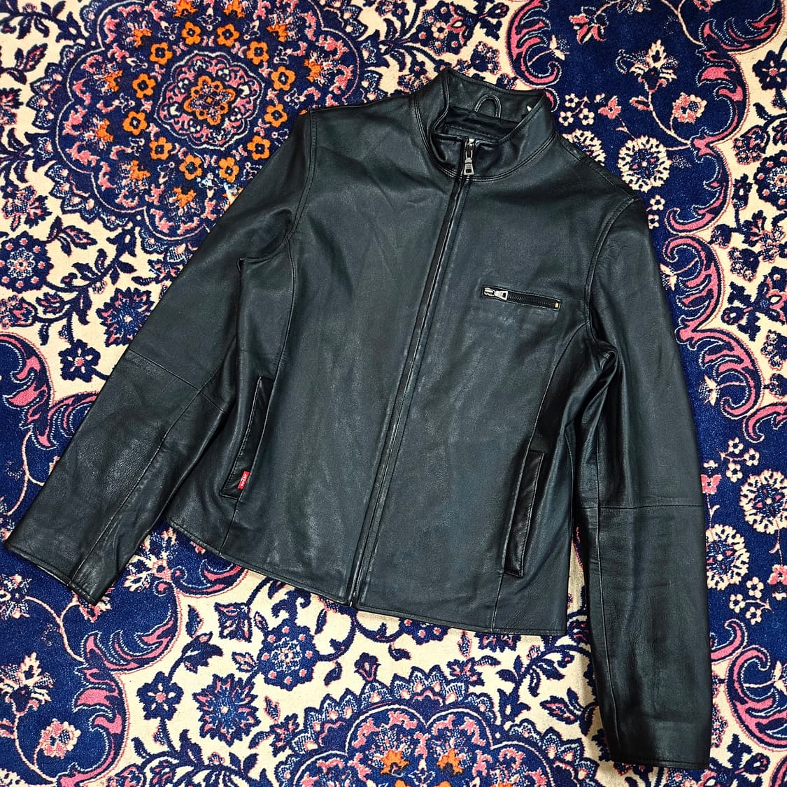 리바이스(Levis) 00's 램스킨 양가죽 빈티지 라이더자켓 상품이미지1