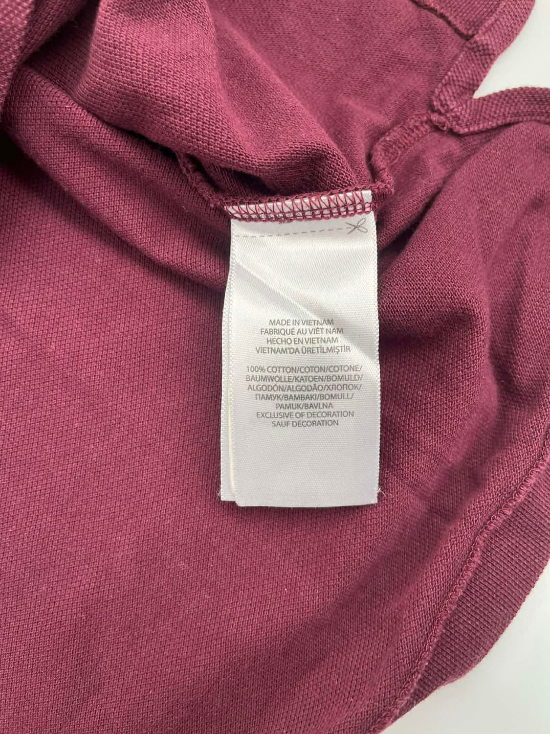 [XL] 폴로 랄프로렌 클래식핏 버건디 피케 폴로 셔츠 반팔 카라티 상품이미지4