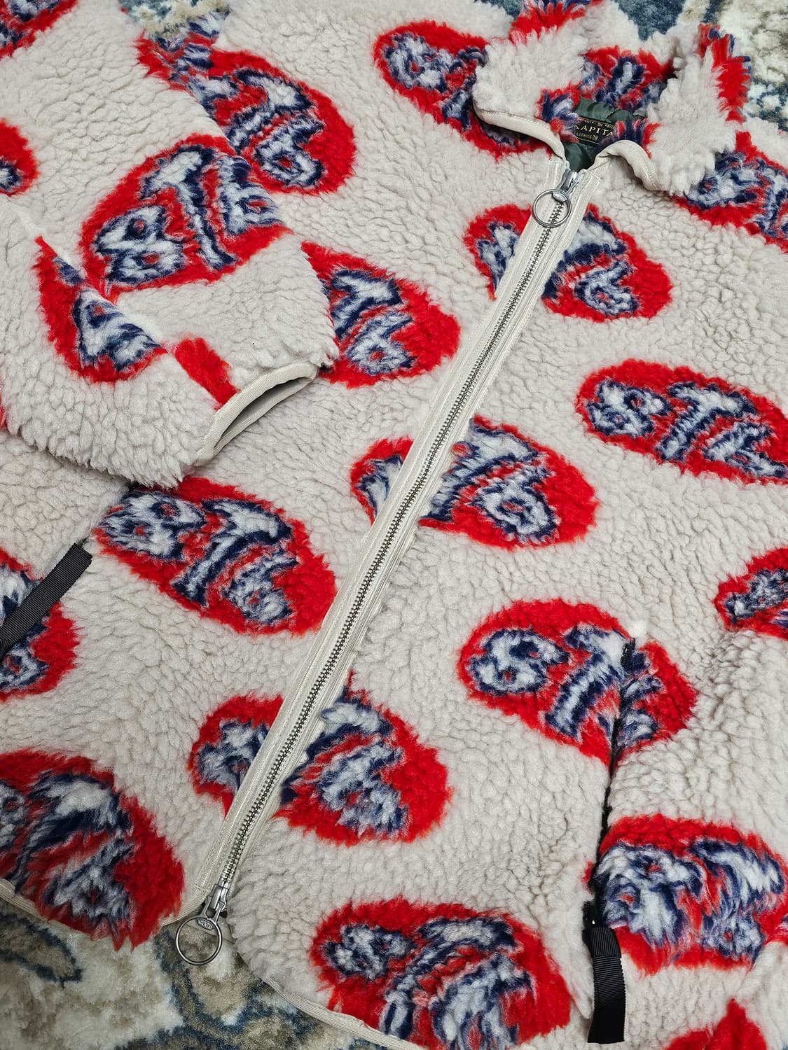 [3] kapital 캐피탈 8T6 보아 플리스 크롭 자켓 상품이미지7