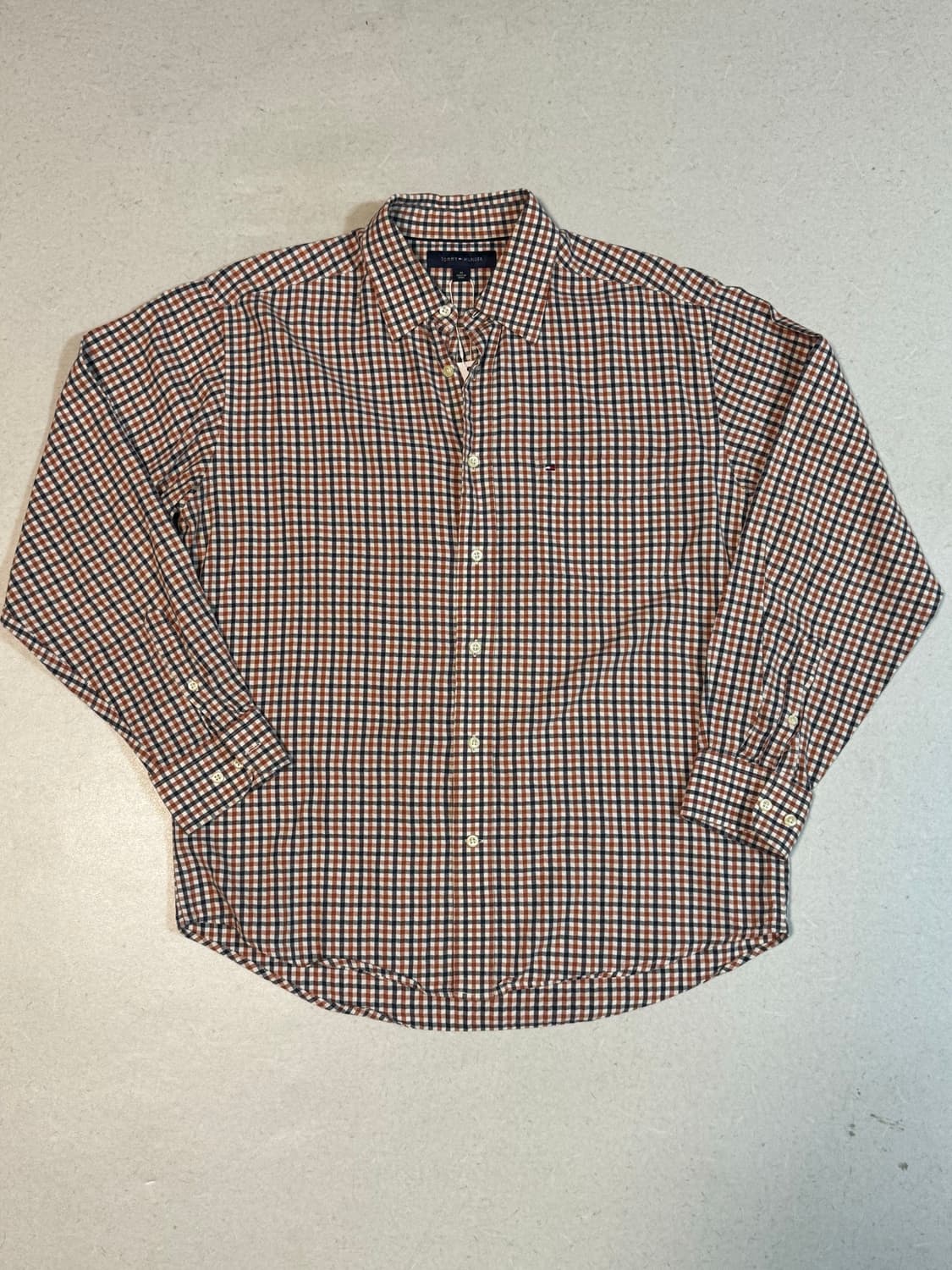 타미힐피거 빈티지 클래식 체크 셔츠 m 상품이미지1
