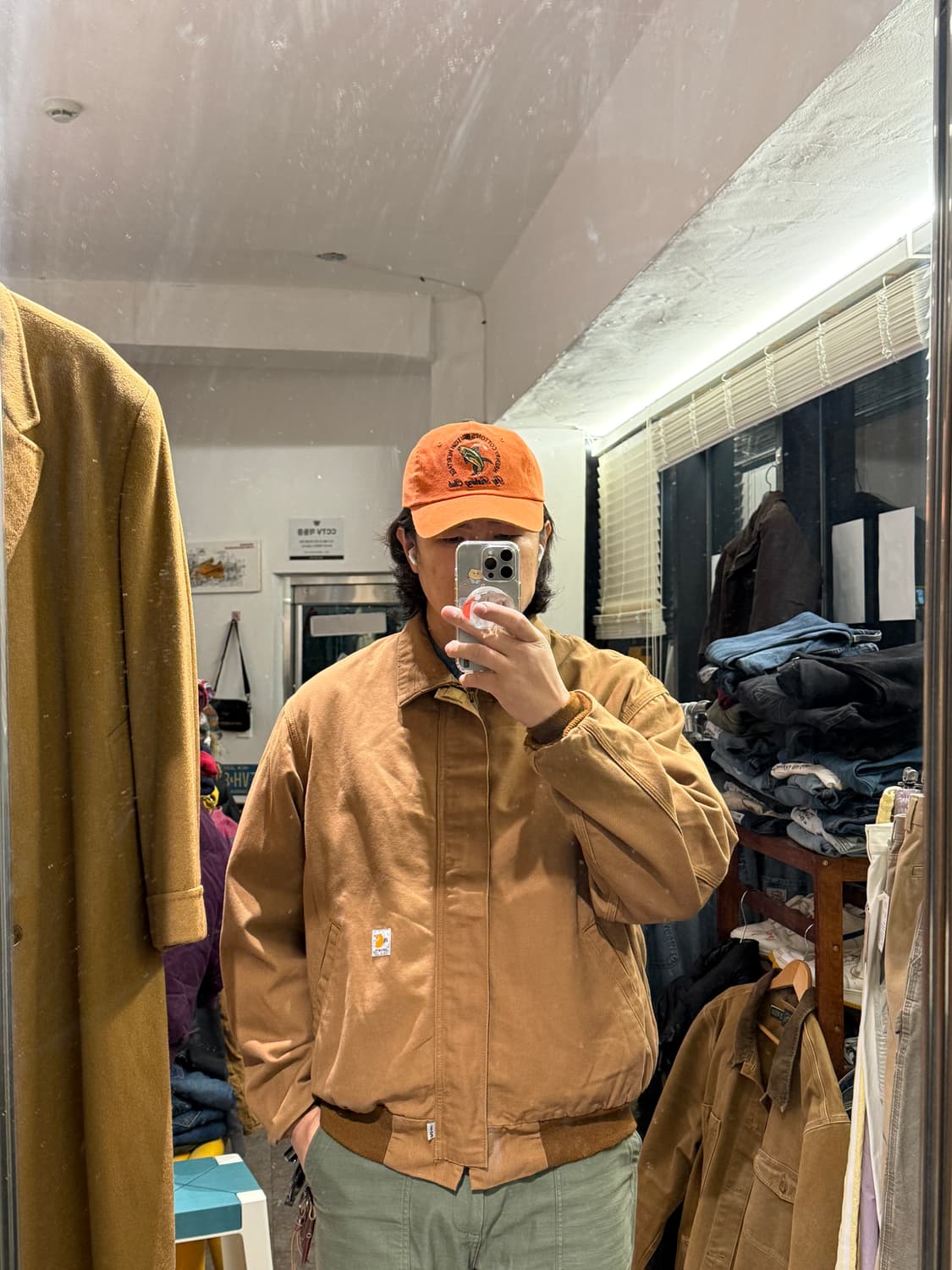 Carhartt FR J020 BRN 난연 워크자켓 XL 상품이미지9