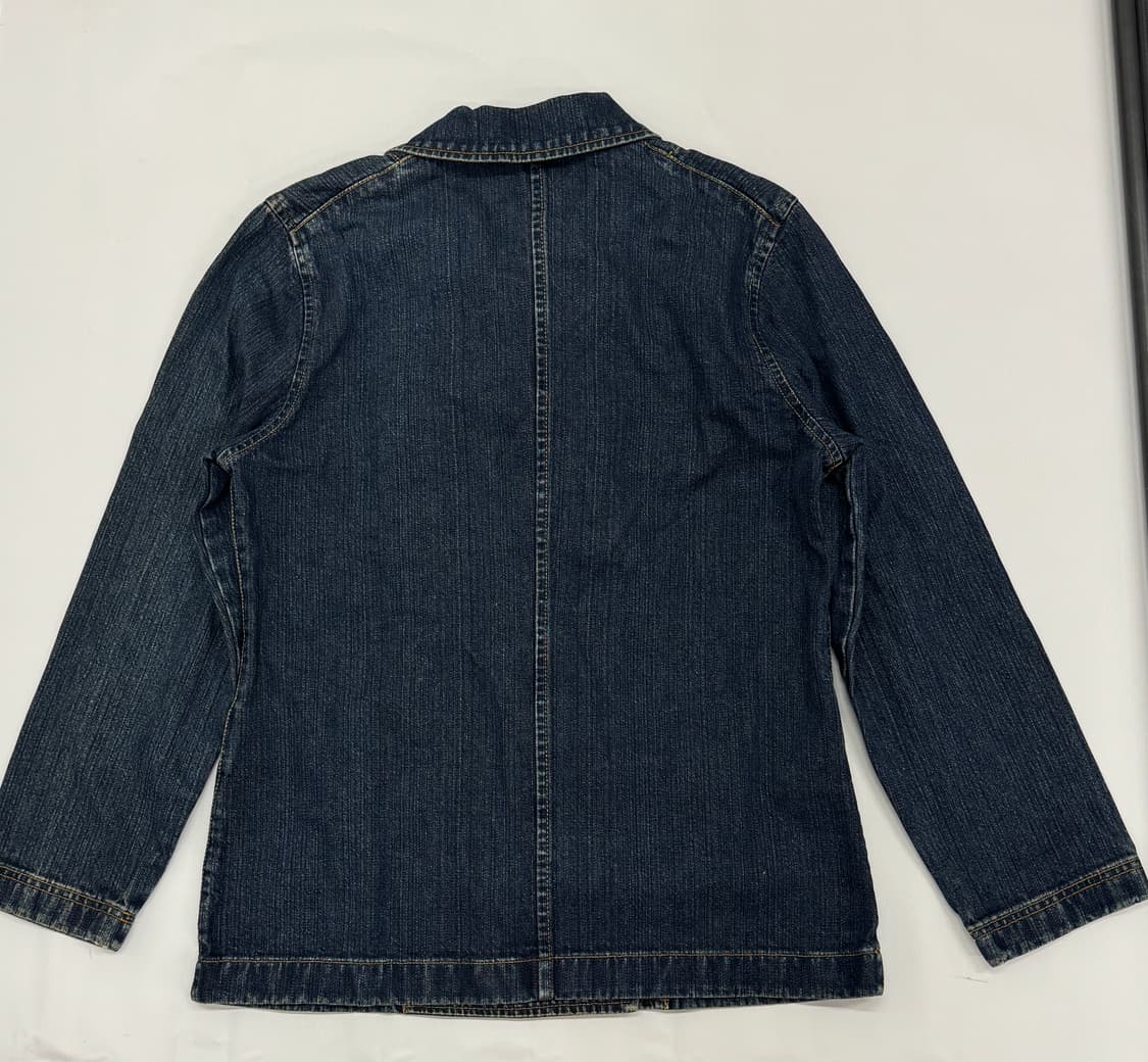 Feel and Ease 일본 버튼 데님 자켓 워싱 중청 보헤미안 정장 상품이미지4