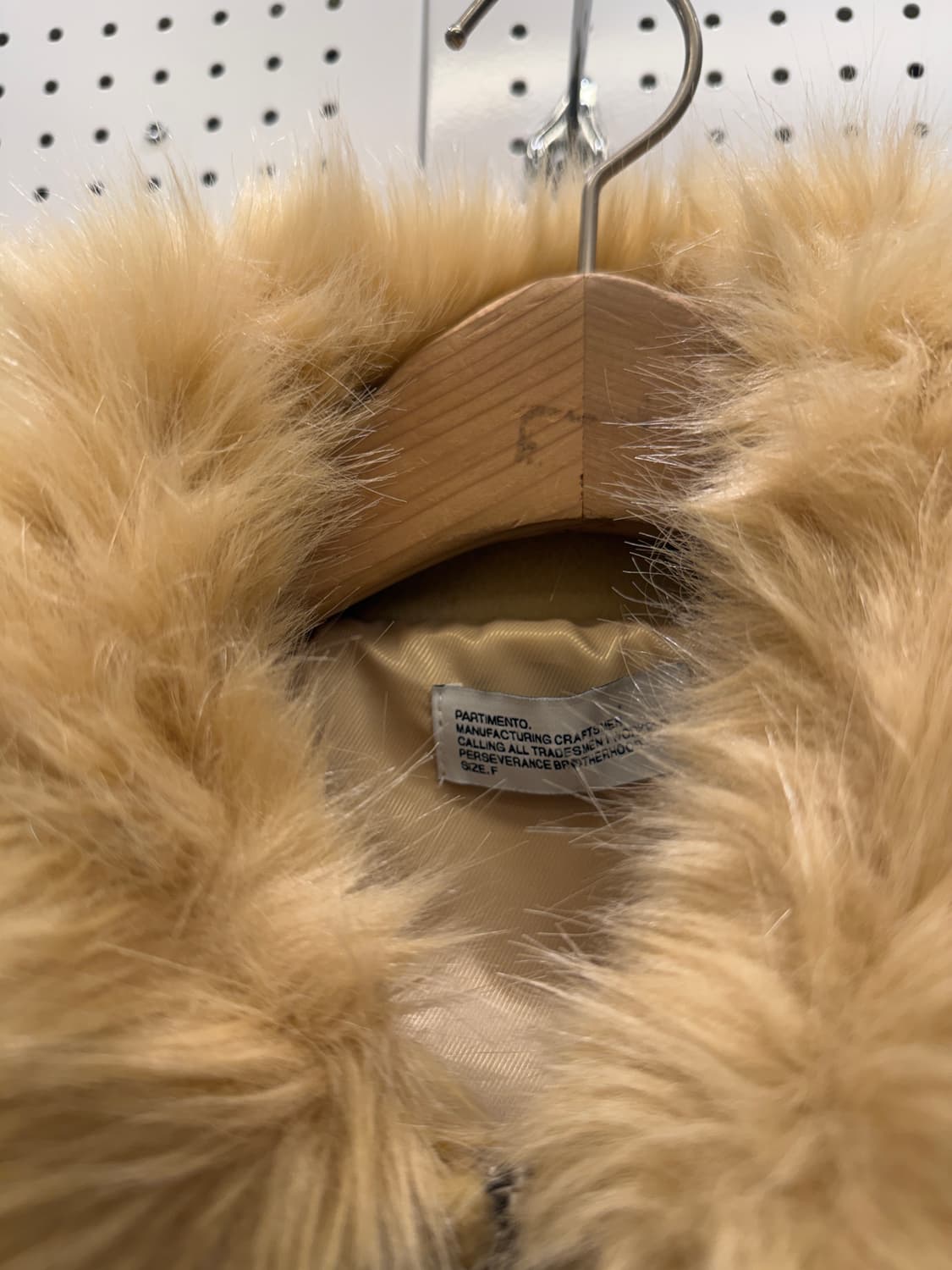 파르티멘토 페이크 퍼 크롭 자켓 U582 상품이미지5