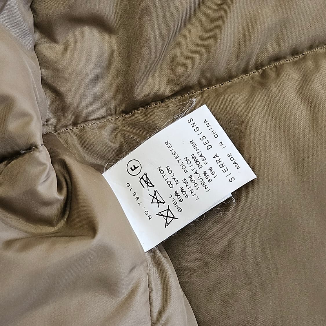 SIERRA DESIGNS 시에라디자인 6040 마운틴파카 구제 패딩 S 상품이미지9