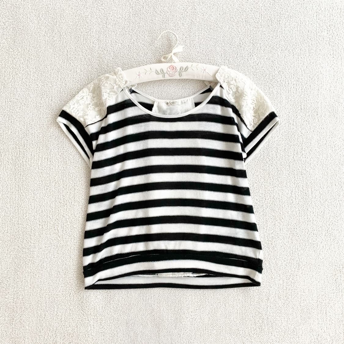 엑시즈팜 ♥ 레이스 리본 가오리핏 t 상품이미지2