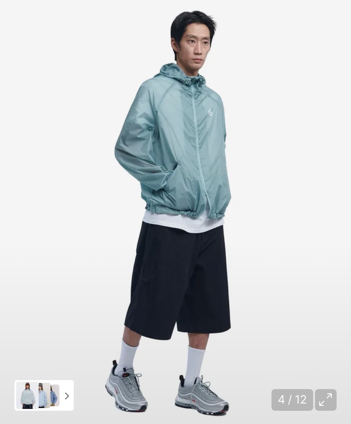 노매뉴얼 AETHER NYLON JACKET - MARINA 상품이미지4