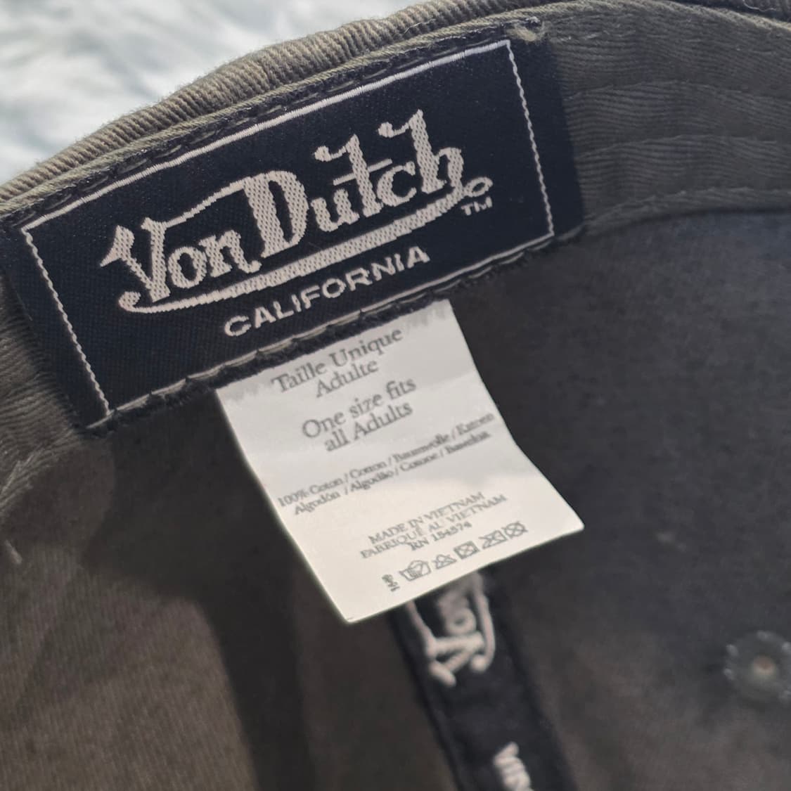 M1-6:Von Dutch 캡 브라운 (Free  55-60cm) 상품이미지8