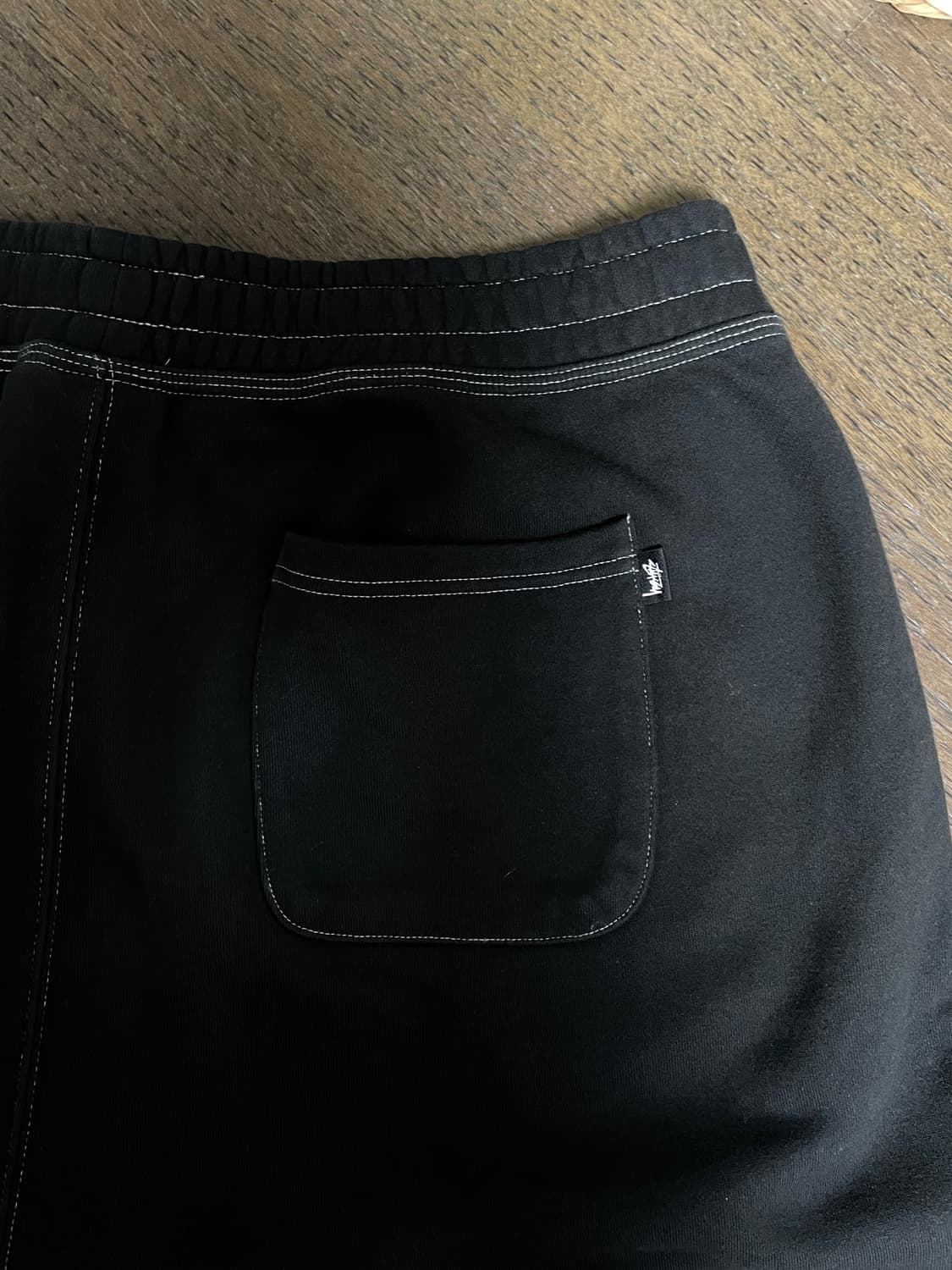 스투시 블랙 스웻팬츠 XL 상품이미지7