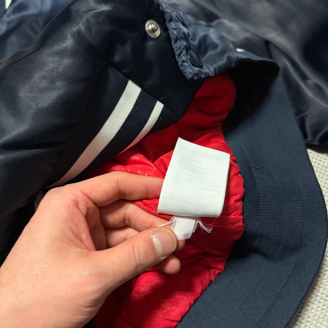 나이키 새틴 바시티 스타디움 자켓 상품이미지5