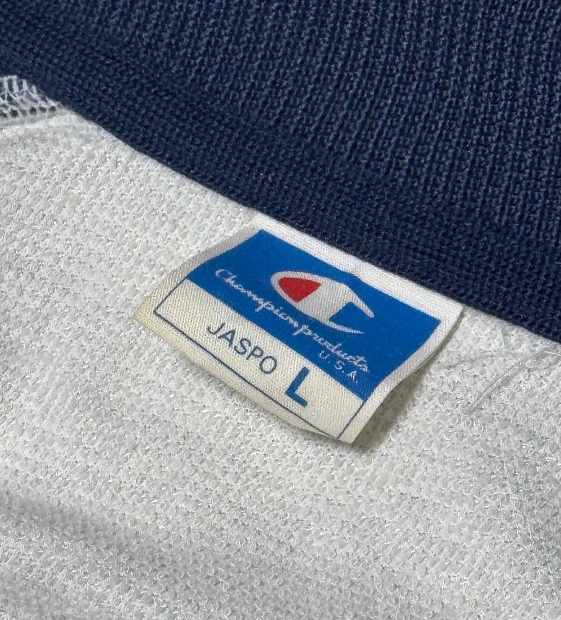 챔피온 올드스쿨 USA 화이트 네이비 져지 상품이미지5