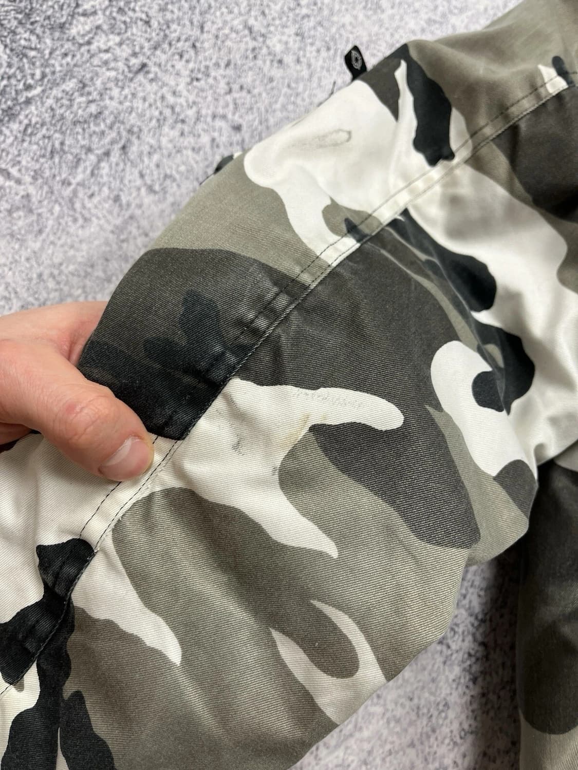 빈티지 포스텍스 가먼츠 스노우카모 봄버 상품이미지3