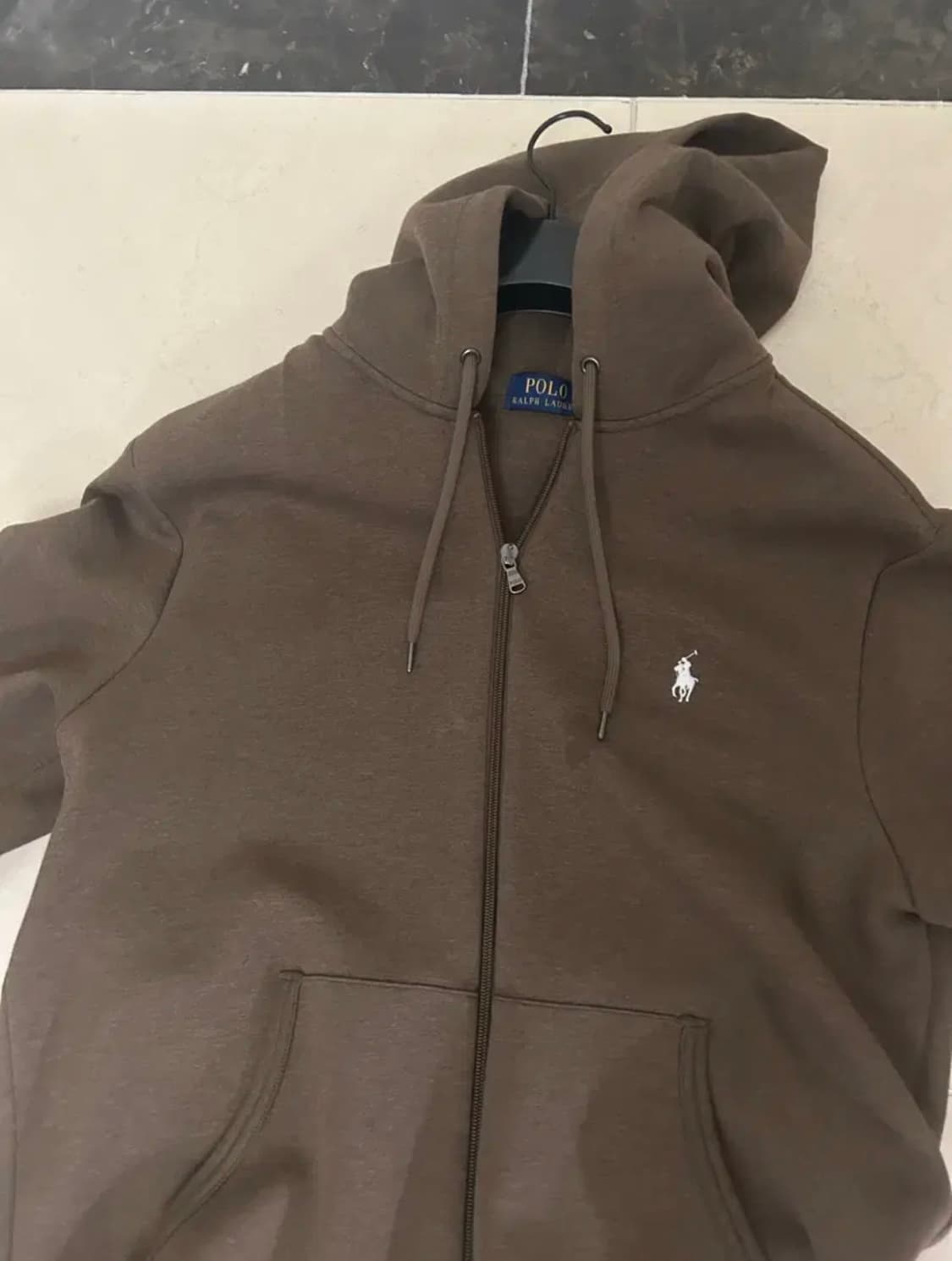 폴로 랄프로렌 후드집업 브라운 헤더 상품이미지1