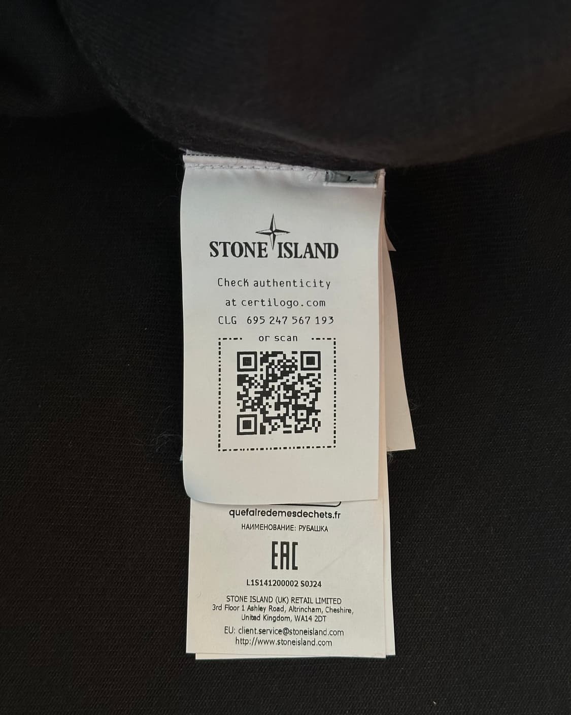 스톤아일랜드 라이트 데님 불 자켓 26ss L(105) 새상품 상품이미지2