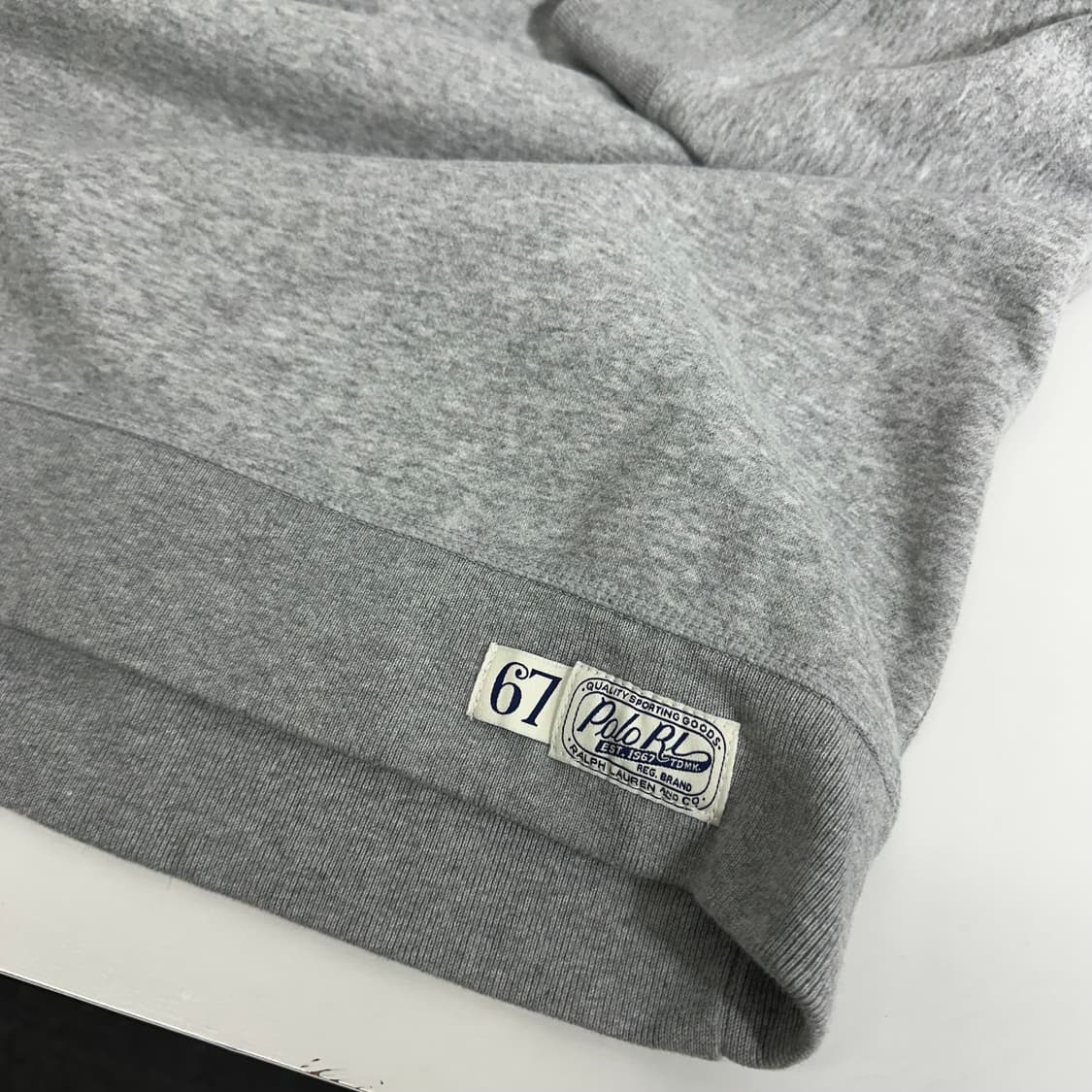 XL 폴로 랄프로렌 그레이 POLO 빅로고 맨투맨 상품이미지3
