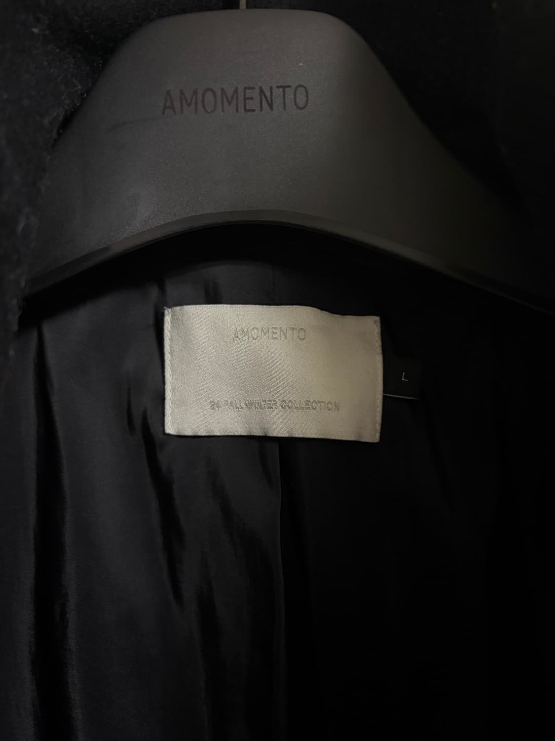 아모멘토 싱글 브레스티드 코트 L사이즈 상품이미지3