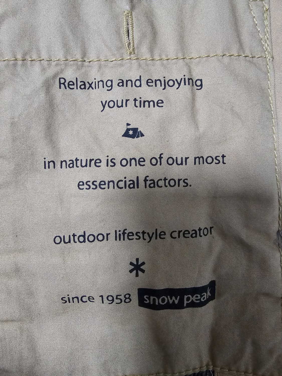 스노우피크 야상 점퍼 자켓 100(L) 상품이미지7